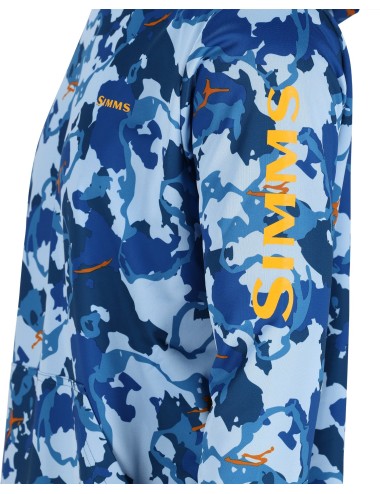 Camiseta Simms Challenger Hoody Regiment Camo Nightfall