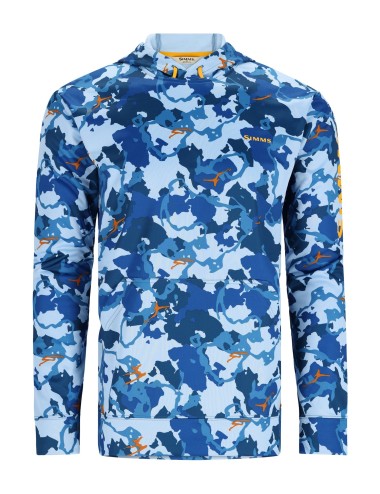 Camiseta Simms Challenger Hoody Regiment Camo Nightfall