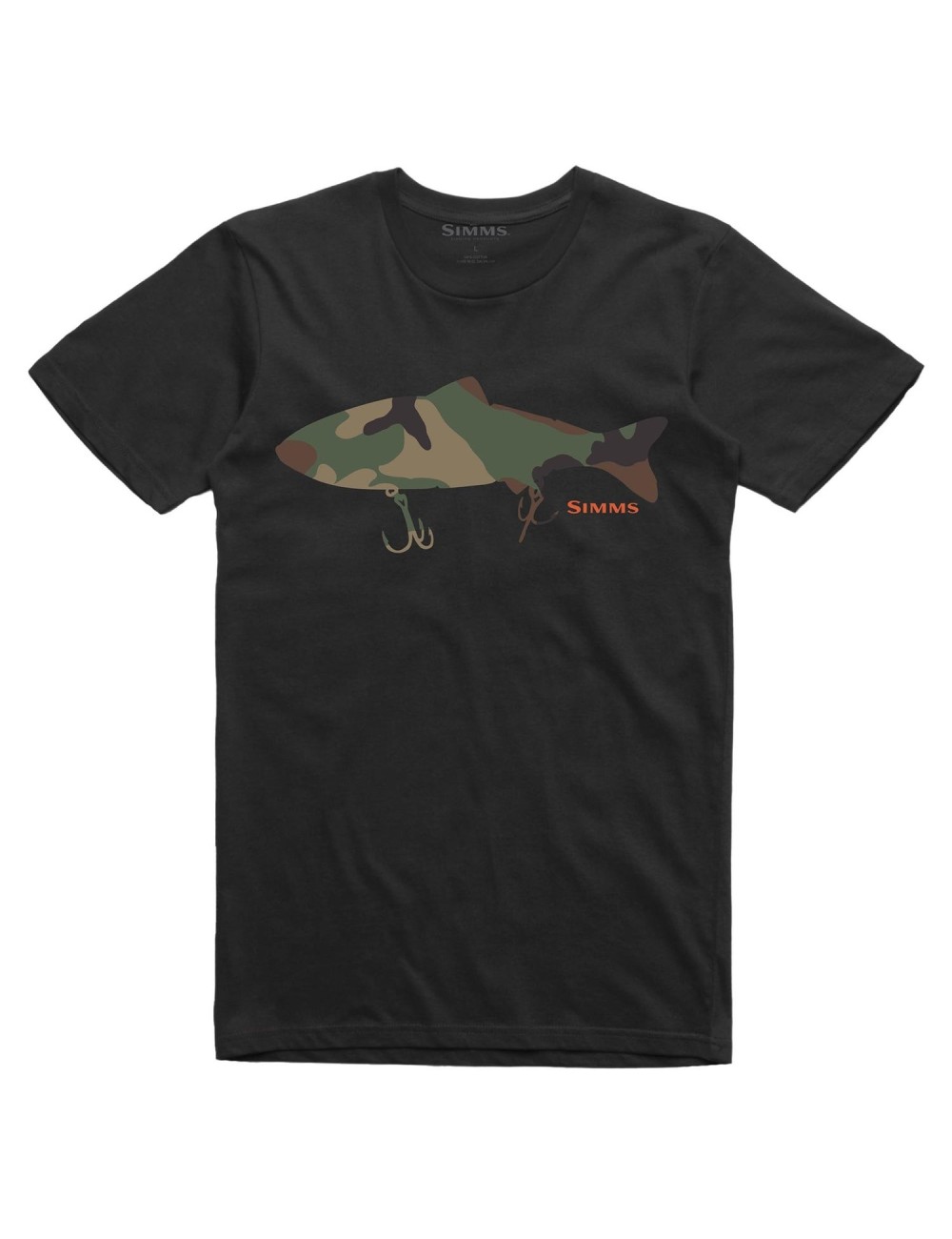 Camiseta Simms Bass Destruction Black
