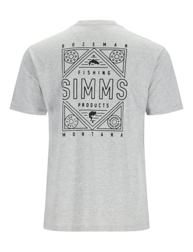 Camiseta Simms Linework Grey