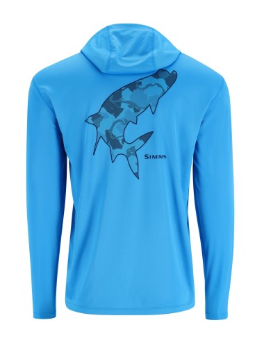 Camiseta Simms Solarflex Tech Hoody Artist Series Seaport/Tarpon