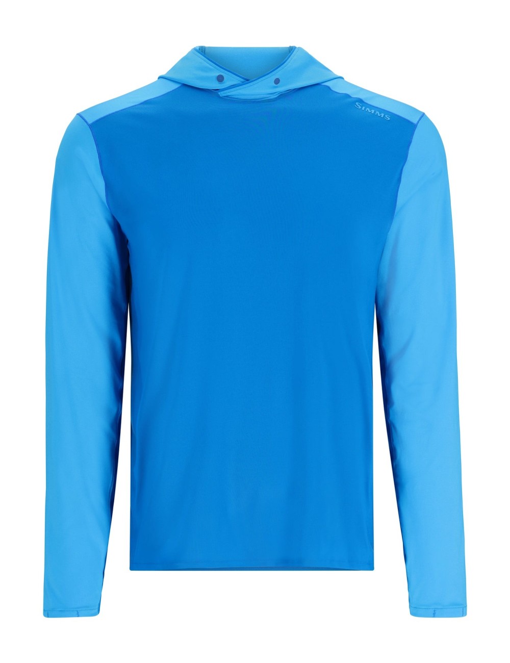 Camiseta Simms Solarflex Hoody Bright Blue