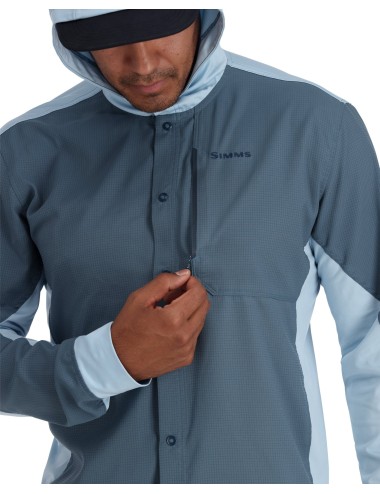 Camisa Simms BugStopper Intruder Hoody Neptune Skyr Intruder Hoody Neptune Sky