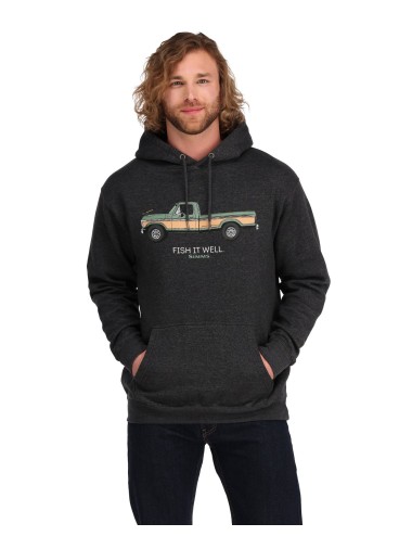 Sudadera Fish It Well 250 Hoody Charcoal