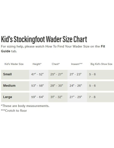 Vadeador Simms Kids Tributary Basalt
