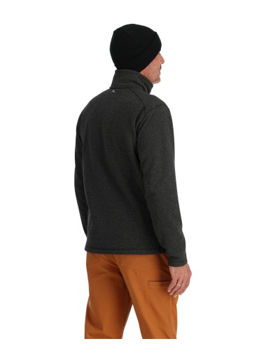 Jersey Simms Rivershed Full Zip Black Heather