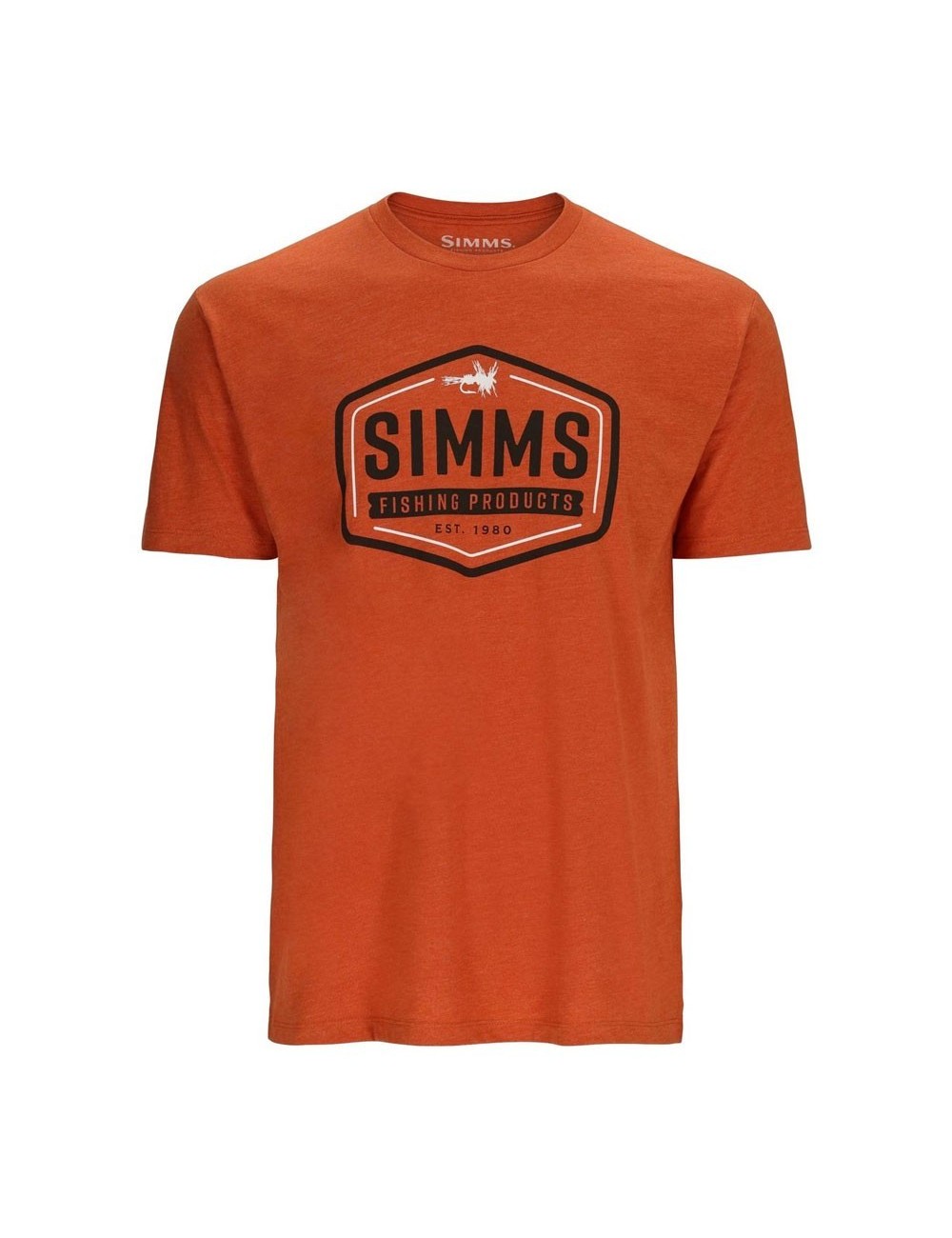 Camiseta Simms FLY PATCH ADOBE HEATHER Camiseta Simms FLY PATCH ADOBE HEATHER