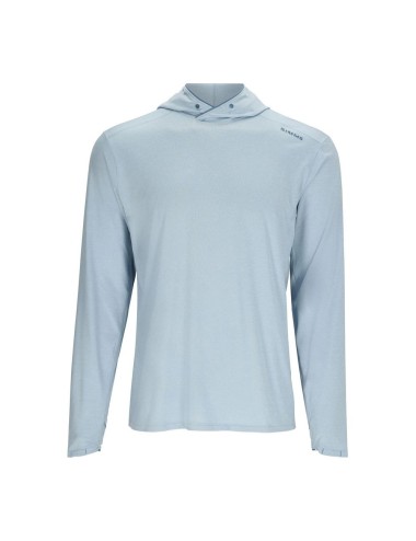 Camiseta Simms Solarflex Hoody Steel Blue Heather