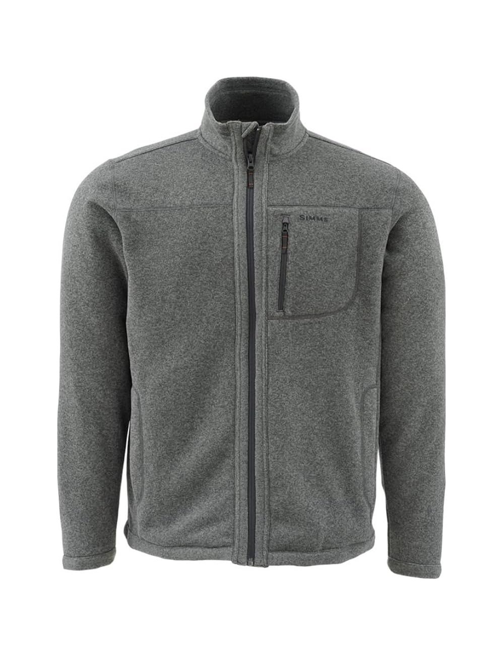 Jersey Simms Rivershed Full Zip Neptune Heather Jersey Simms Rivershed Full Zip Neptune Heather